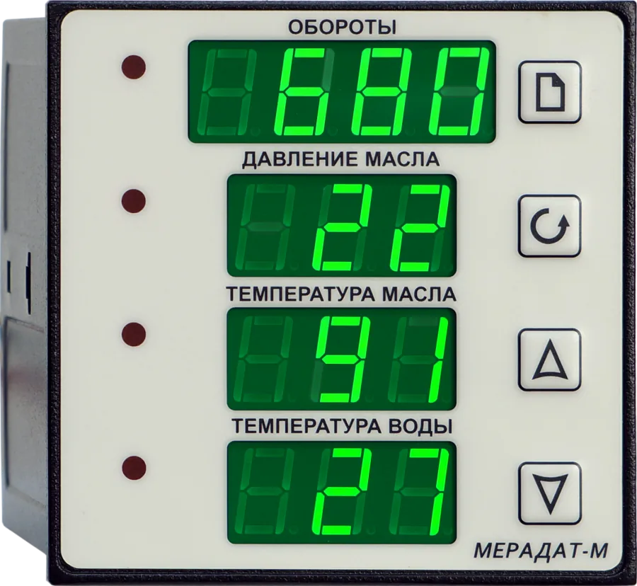 Измеритель параметров электродвигателей Термодат-М64M1-2И//2УВ//DC(4/20)//H/4Р//24В//РКО